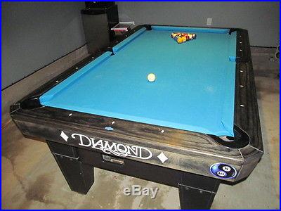 Diamond Pool Table, Blue 2012, 7 ft