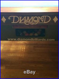 Diamond Pro Am 9 Foot Ball Return Pool Table