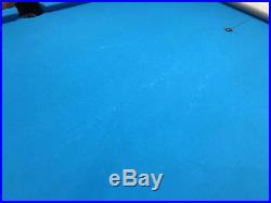 Diamond Pro Am 9ft pool table in cherry finish with matching light
