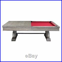 Dining Slate Pool Table Barnstable with Top Convertible & Unique Pedestal Leg
