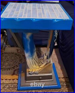 Dodger -Themed customized Wooden table with attached gun holder