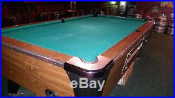 Dynamo Coin Operated Pool Table 8ft with accessories Good Working Condition