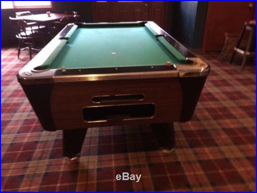 Dynamo Valley Bar Pool Table Coin Operated