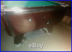 EUC, 8 FT. VALLEY DYNAMO BAR POOL TABLE, ELECTRONIC BILL COLLECTOR, MADE IN USA
