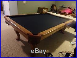 EXCELLENT CONDITION BILLIARD POOL TABLE AMF PLAY MASTER WITH ACCESSORIES