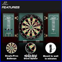 EastPoint Sports Bristle Dartboard and Cabinet Sets- Features Easy Green