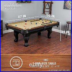 EastPoint Sports Masterton Billiard Bar-Size Pool Table 87 Inch or Cover