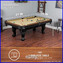 EastPoint Sports Masterton Billiard Bar-Size Pool Table 87 Inch or Cover â for