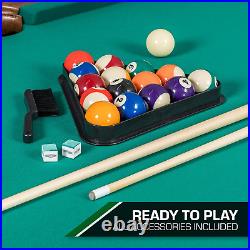 Eastpoint Sports Billiard Pool Table 87 Inch Scratch Resistant Top Rail, Built