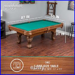 Eastpoint Sports Masterton Billiard Bar-Size Pool Table 87 Inch or Cover Perfe
