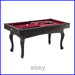 Elegant Barrington Compact Billiard Pool Table For Small Space With Accessories