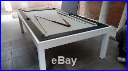 Elegant Exclusive Design Pool Table, Professional Great Quality, Dining Table