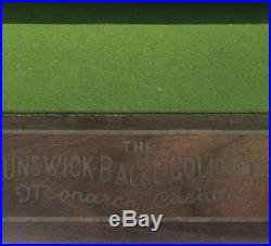 Errol Flynn's Vintage Arts & Crafts Brunswick-Balke-Collender Billiards Table