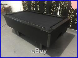 Exclusive Carbon Fibre Style Pool Table Stealth matt black edition 6ft or 7ft