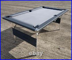 FMF 7ft Deluxe Folding Leg Pool Table Graphite Grey Finish HomePoolTables