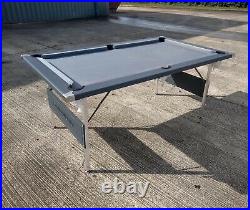 FMF 7ft Deluxe Folding Leg Pool Table Graphite Grey Finish HomePoolTables