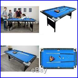 Fairmont NG2574 Portable 6-Ft Pool Table With Easy Folding for Moving and Storing