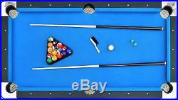 Fairmont Portable 6-Ft Pool Table for Families with Easy Black