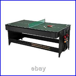 Fat Cat Original 3 in 1 Air Hockey, Billiards/Table Tennis Table (Open Box)