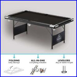 Fat Cat Pool Table Trueshot 6 ft. Foldable Billiard Table f 2.25 in Dia