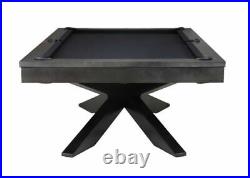 Felix Pool Table 8' with Gun Metal Grey Finish and FREE SHIPPING