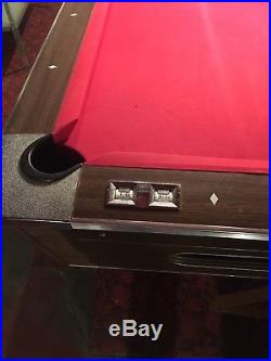 Fischer Billiards Pool Table RARE, 8' x 4' Automatic Return Vintage 1973