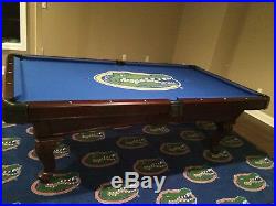 Florida Gators Olhausen 9 Foot Pool Table with Ball Return