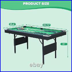 Folding Tabletop Billiard Table, Portable Desktop Pool Set, Indoor Table Games