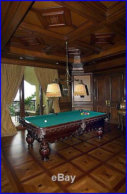 Fortress Billiards 8 or 9 ft GREEK URN NEW Pool table