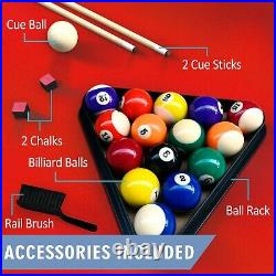 Freetime Fun 6' Portable Folding Pool Table Set Includes Upgraded Accessories