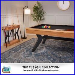 Freetime Fun Carson Pool Cue Holder Floor Stand for 8 Pool Table Sticks, 15 Ball