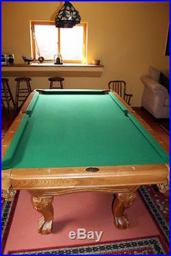 Full size pool table