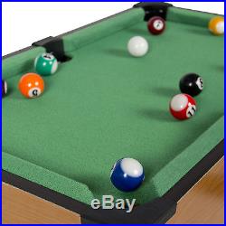 Game Table Top With Accessories Board Games Billiards Set Mini Pool Table