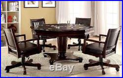 Game Table and Chairs Poker 3 in 1 Dominos Mahjong Backgammon Combination Games
