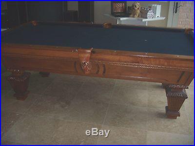 Gandy Beautifully Carved Pool Table