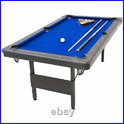 GoSports 6ft or 7ft Billiards Table Portable Pool Table Includes Full Set of