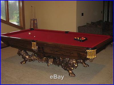 Golden West Victorian Pool Table Very Light Use