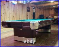 Gorgeous 9' Brunswick Anniversary pool table pkg. (restored by Mark Gregory)