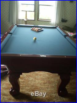 Gorgeous High Quality Guild Conquest 4'X8' Pool Table, Cues, Rack, Brush, Chalk