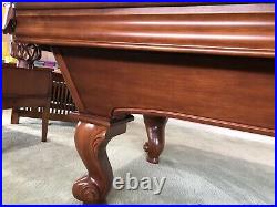 Gorgeous Well Maintained Brunswick Camden II Chestnut Pool Table