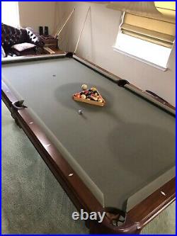 Gorgeous Well Maintained Brunswick Camden II Chestnut Pool Table