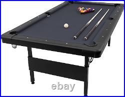 Gosports 6Ft or 7Ft Billiards Table Portable Pool Table Includes Full Set of