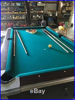 Great American 7' Eagle Coin-Op Billiards Pool Table in Very Good Condition