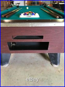 Great American 7' Eagle Coin-Op Billiards Pool Table in Very Good Condition