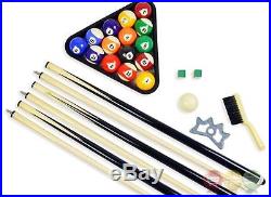 Green Top 8' Slate Pool Table Ball & Claw Feet In Cherry, Accessory Kit Included