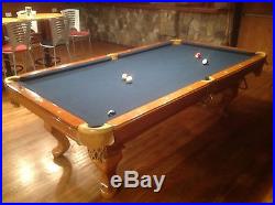 Guild Custom 8' Foot Hardwood Billiard / Pool Table Chicago land area