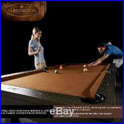 HEAVY DUTY 8 Ft. Oak Grey LUXURY Game Room Furniture Pool Table withAccessory Kit