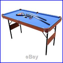 HLC Kids Foldable Pool Table Snooker Billiard Game Table With Ball Cue Set