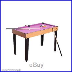 HOMCOM 3 in 1 Mini Games Table Tennis Billiard Pool Air Hockey Set with Accessory