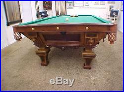H. W. Collender pool table cir 1875